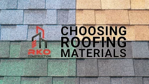 Choosing Roofing Materials in Dallas TX